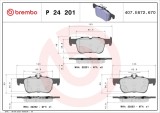 BREMBO P 24 201 PRIME LINE set placute frana,frana disc