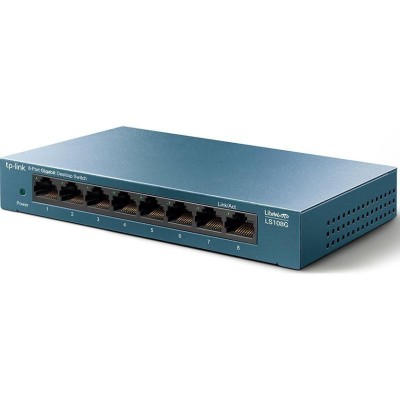 Switch cu 8 porturi Gigabit TP-LINK LS108G SafetyGuard Surveillance foto