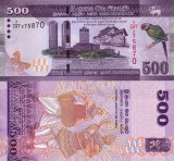 Bancnota Sri Lanka 500 Rupii 2019 UNC, Asia, Colectie