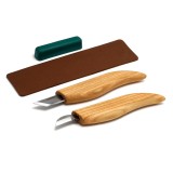 Cumpara ieftin Set de sculptura in lemn BeaverCraft S04, 4 piese