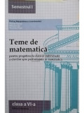 Petrus Alexandrescu - Teme de matematica, clasa a VI-a (editia 2013)