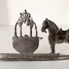 Figurina metal, cal la fantana, Rosmarktbrunnen Forderverein der Volkerschule