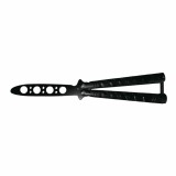 Briceag Fluture Antrenament Wave Blade Negru 22cm Otel Ideallstore Camping