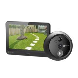 Vizor electronic smart EZVIZ, Wi-Fi, FullHD 1080P, monitor 4.3 inch, acumulator 4600mAh, slot SDcard
