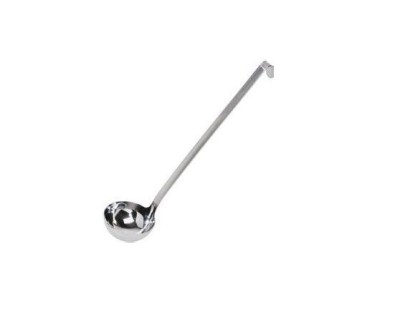 Polonic inox de cca 70 ml, pentru oale foto