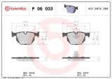 BREMBO P 06 033 PRIME LINE set placute frana,frana disc