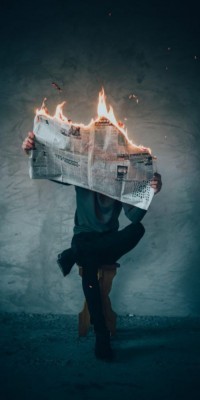 Husa Personalizata ALLVIEW V1 Viper I Burn the news foto