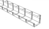 Canal cablu metalic 100x100mm tip G din sarma mesh galvanizat lungime 2m jgheab pentru trasee electrice, ARKYS
