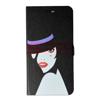 Toc FlipCover Stand Magnet Design Roxanne Huawei Y6 II foto