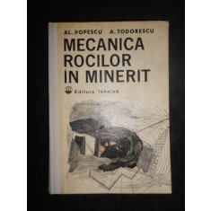 Alexandru Popescu - Mecanica rocilor in minerit (1982, editie cartonata)