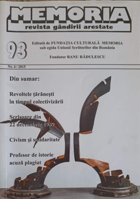 MEMORIA REVISTA GANDIRII ARESTATE NR.4/2015 (93)-COLECTIV-252187 foto