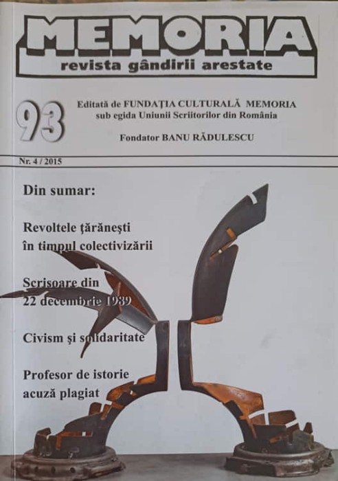 MEMORIA REVISTA GANDIRII ARESTATE NR.4/2015 (93)-COLECTIV-252187