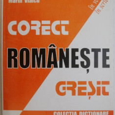 Corect/gresit romaneste – Marin Radulescu, Marin Vlaicu