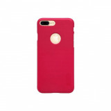 Husa Compatibila cu Apple Iphone 7 Plus,Iphone 8 Plus + Folie Protectie-Nillkin Frosted Shield Rosu, Negru, Carcasa