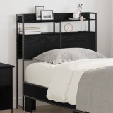 vidaXL Tăblie de depozitare Stejar negru 90 cm Lemn compozit