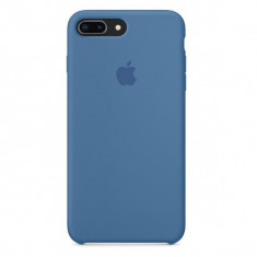 Husa iPhone 7 Plus / 8 Plus Silicon Denim Blue foto