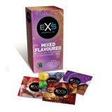 12 Prezervative Mixed Flavoured Vegan Friendly, EXS