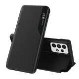 Husa Samsung Galaxy A53 5G Eco Leather View flip tip carte, negru