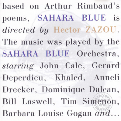 CD World Music: Hector Zazou - Sahara Blue ( 1992 - stare foarte buna ) foto