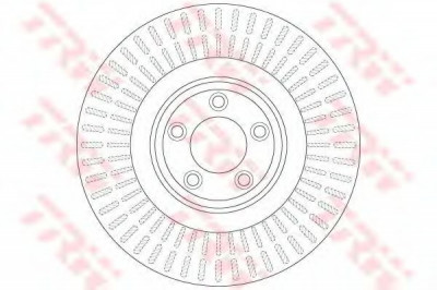 Disc frana JAGUAR XJ (NNA, X35, J12, J24) (2009 - 2016) TRW DF6146S foto
