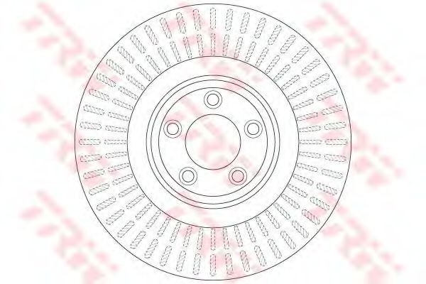 Disc frana JAGUAR XF (CC9) (2008 - 2015) TRW DF6146S