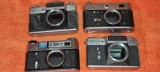 4 body rusesti ( aparate foto ) FED 3 FED 5 ZENITH E ZENIT EM