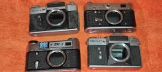 4 body rusesti ( aparate foto ) FED 3 FED 5 ZENITH E ZENIT EM