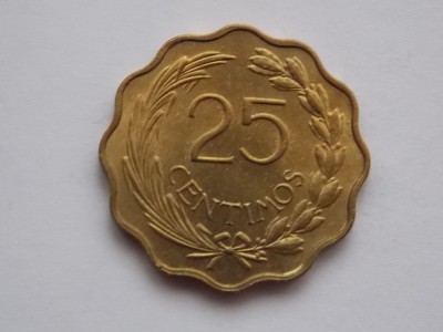 25 CENTIMOS 1953 PARAGUAY foto