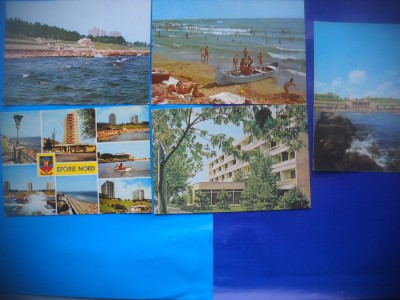 HOPCT LOT NR 680 EFORIE NORD -CT-5 CARTI POSTALE-RSR-NECIRCULATE foto