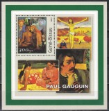 Guineea Bissau 2001 - Picturi de Gauguin, Colita, MNH, Nestampilat