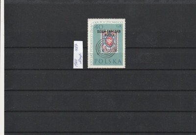 POLONIA -ZIUA MARCII POSTALE ( MI PL 1187 ) 1960 MNH foto