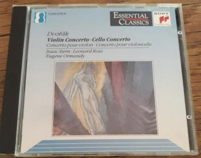 CD Dvorak : Isaac Stern, Rose, Ormandy &amp;lrm;&amp;ndash; Violin Concerto / Cello Concerto foto