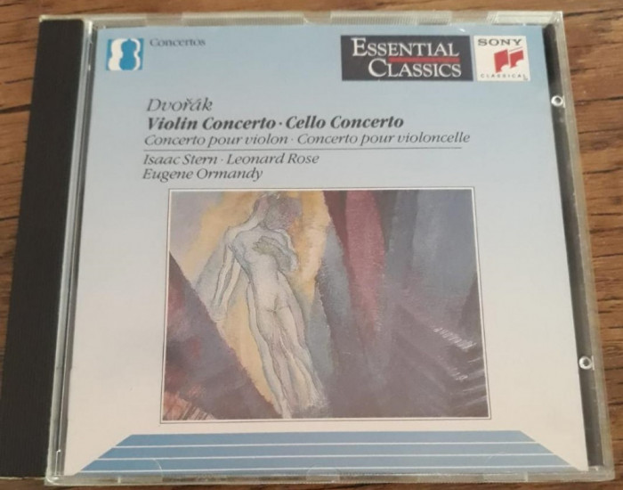 CD Dvorak : Isaac Stern, Rose, Ormandy &lrm;&ndash; Violin Concerto / Cello Concerto