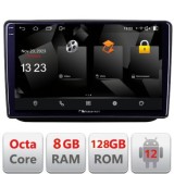 Navigatie Skoda Fabia 2 2009-2014 Android Octa Core Qualcomm 2K Qled 8+128 DTS DSP 360 4G Optical CarStore Technology