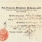 Valahia 1844 inam cu sigiliul domnitorului Gheorghe Bibescu decont transport cu 16 cai de poștă semnat Secretarul statului Emanoil Baleanu