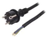 Cablu Electric SCHUKO 3x1,5mm2 cu Mufă Gumă