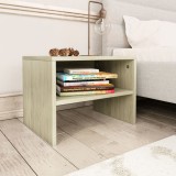 Gossi noptiera, stejar sonoma, 40x30x30 cm, lemn prelucrat