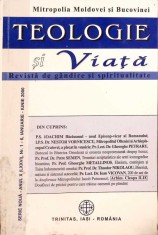 TEOLOGIE SI VIATA. REVISTA DE GANDIRE SI SPIRITUALITATE CRESTINA NR.1-6 IANUARIE-IUNIE 2000-MITROPOLIA MOLD-264209