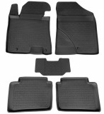 Covorase Cauciuc Premium Stil Tavita Hyundai I30 II 2011-2016 Negre Fara Miros
