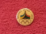 Insigna Ski - Jocurile Olimpice de iarnă din 1998 NAGANO (Japonia)