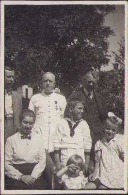 HST M22 Poză colonel rom&amp;acirc;n decorat Steaua Rom&amp;acirc;niei cu spade 1935 Sibiu foto