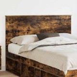 vidaXL Tăblie cap cu headboard Stejar fumuriu 140 cm Lemn compozit 887764