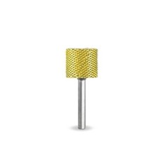 Biax sculptura lemn SABURR - cap cilindric 13mm capăt neted, Granulatie Saburr FINA - GALBENA