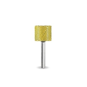 Biax sculptura lemn SABURR - cap cilindric 13mm capăt neted, Granulatie Saburr FINA - GALBENA