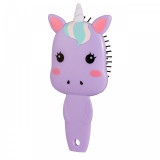 Perie de par pentru copii Sweet Dreams Unicorn Martinelia, Mov