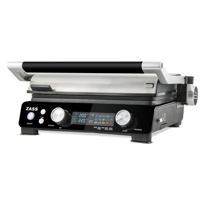Grill digital mutifunctional Zass ZDG 10 ProDesign DailyAppliances