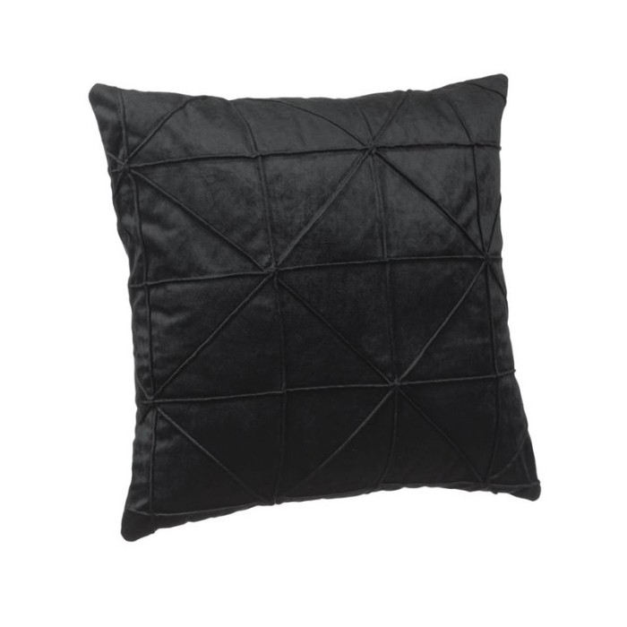 Perna decorativa, 45x45 cm, model Romburi, Negru, Poliester, ATU-0804626