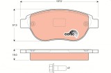 TRW GDB1464 COTEC set placute frana,frana disc