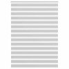VidaXL Jaluzea tip zebra gri deschis lățime țesătură 155,9cm poliester