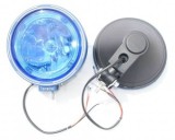 Proiector Auto 24V Angel Eyes FI22 Albastru, H3 70W, Omologare E9, Impermeabil IP55